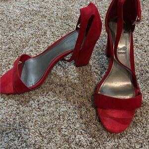 Elegant Red Women's Heels